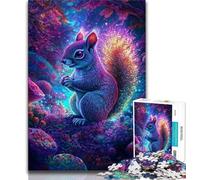Puzzles for Adults And Teenagers Fantasy Squirrel 1000 Piece Puzzle,Educational Family Game Suitable for Desktop Decoration (size 38x26cm)
