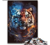Puzzles for Adults And Teenagers Fantasy Tiger Challenging To Complete But Fun And Humorous Unique Birthday And Gifts 70x100cm