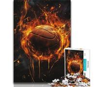 Puzzles for Adults And Teenagers Flame Cloud Puzzles for Teenagers,Stress Reliever Difficult Challenge Secret Santa Gifts (size 38x26cm)