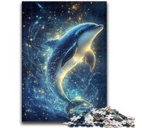 Puzzles for Adults And Teenagers Galaxy Blue Whale Puzzles for Adults,Challenging Game for The Whole for Women, Gifts for Men (26x38cm)