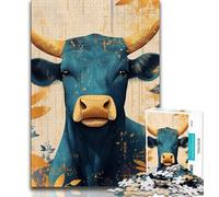 Puzzles for Adults And Teenagers Golden Bull 1000 Piece Jigsaw,Challenging Game Gifts for Is Ideal As A Gift for The Whole Family (size 38x26cm)