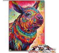 Puzzles for Adults And Teenagers Guinea Pig in Colorful Art, Family Game Stress Reliever Difficult Challenge A Work of Art for Ages 14+ (Size 26x38cm)