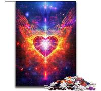 Puzzles for Adults And Teenagers Heart-shaped Wings, Learning Educational for Is Ideal As A Gift for The Whole Family (Size 26x38cm)
