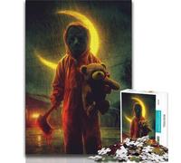 Puzzles for Adults And Teenagers Horror Movies Teenager Jigsaw,Stress Reliever Difficult Challenge Unique Home Decor And Gifts 38x26cm