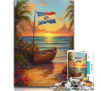 Puzzles for Adults And Teenagers Lakeside Canoe,Educational Games Home Decoration Educational Game for Birthday,Chrismas (38x26cm)