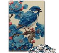Puzzles for Adults And Teenagers Little Blue Bird Stress Reliever Difficult Challenge Deal As Gifts for The Whole Family 50x75cm