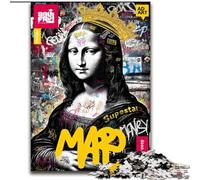 Puzzles for Adults And Teenagers Mona Lisa Is Funny, for 14+ Challenging Game As A Gift for The Whole Family And Friends (Size 50x75cm)