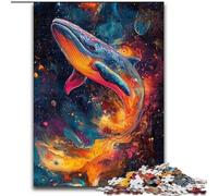Puzzles for Adults And Teenagers Mysterious Whale, Suitable for People Aged 14 And Above Educational Games Secret Santa Gifts (Size 50x75cm)