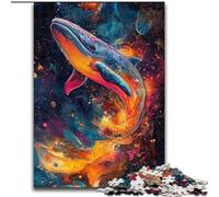 Puzzles for Adults And Teenagers Mysterious Whale, Suitable for People Aged 14 And Above Educational Games Secret Santa Gifts (Size 26x38cm)
