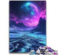 Puzzles for Adults And Teenagers Neon Winter Nature Educational Games Home Decoration Artists Collection, Fine Art 38x26cm
