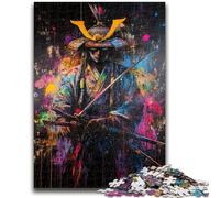 Puzzles for Adults And Teenagers Ninja Samurai Oil Painting Stress Reliever Difficult Challenge Deal As Gifts for The Whole Family 50x75cm