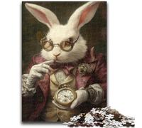 Puzzles for Adults And Teenagers Noble Rabbit for Educational Game Challenge Toy Artists Collection, Fine Art 26x38cm