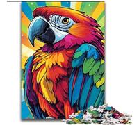 Puzzles for Adults And Teenagers Parrot, Suitable for People Aged 14 And Above Educational Games Secret Santa Gifts (Size 26x38cm)
