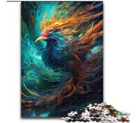 Puzzles for Adults And Teenagers Phoenix Magic, Family Game Stress Reliever Difficult Challenge A Work of Art for Ages 14+ (Size 26x38cm)