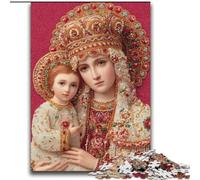 Puzzles for Adults And Teenagers Portrait of Mary The Mother Challenging To Complete But Fun And Humorous Unique Birthday And Gifts 70x100cm