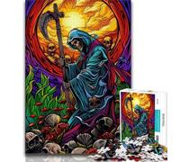 Puzzles for Adults And Teenagers Skeleton Teenager Jigsaw,Stress Reliever Difficult Challenge Unique Home Decor And Gifts 75x50cm