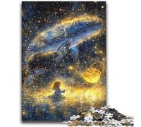 Puzzles for Adults And Teenagers Star Whale Teenager Jigsaw,Challenging Game for The Whole for Women, Gifts for Men (50x75cm)