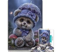 Puzzles for Adults And Teenagers Teddy Bear 1000 Piece Jigsaw,Challenging Game Gifts for Is Ideal As A Gift for The Whole Family (size 75x50cm)