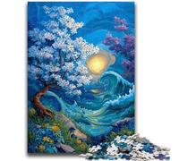Puzzles for Adults And Teenagers Trees by The Ocean Challenging To Complete But Fun And Humorous Unique Birthday And Gifts 26x38cm