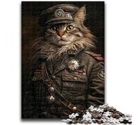 Puzzles for Adults And Teenagers Warrior Cat Teenager Jigsaw,Challenging Game for The Whole for Women, Gifts for Men (38x26cm)
