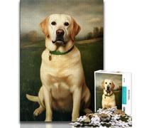 Puzzles for Adults And Teenagers White Labrador 1000 Piece Jigsaw,for Educational Game Challenge Toy Unique Home Decor And Gifts (size 38x26cm)