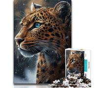 Puzzles for Adults And Teenagers Wild Leopard 1000 Piece Jigsaw,for Educational Game Challenge Toy Unique Home Decor And Gifts (size 38x26cm)