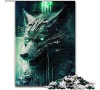 Puzzles for Adults And Teenagers Wolf Cyber, Suitable for People Aged 14 And Above Educational Games Secret Santa Gifts (Size 26x38cm)