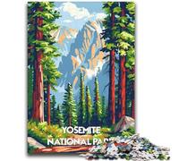 Puzzles for Adults And Teenagers Yosemite National Park Poster Puzzles for Adults,Challenging Game for The Whole for Women, Gifts for Men (50x75cm)