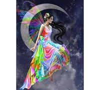 Puzzles for Adults and Teens 2000 Piece Jigsaw Puzzles for Adults Puzzle Game for Kids Toys Gift Angel Sitting on the Moon with70x100cm