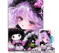 Puzzles for Adults Anime Girl Jigsaws Puzzles 1000 Pieces for Teenagers Gifts,Family Games Christmas Birthday Gifts 26x38cm