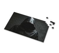 Puzzles For Adults Anonymous Figure In Black Hooded Cloak Picture Puzzle Outfoxed Game For Kids 4 Year Old Boy Gift(1000PCS)
