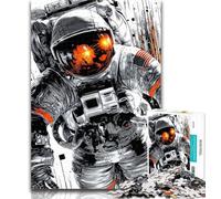 Puzzles for Adults Astronaut 1000 Pieces Jigsaw Puzzle for Adults& Teens,Vibrant And Unique Design Relaxing & Challenging Puzzle Experience 26x38cm
