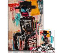 Puzzles for Adults Basquiat Robot Puzzles 1000 Pieces for Teenagers,Decompressing Intellectual Educational Toy Birthday Present, Gifts (50x75cm)
