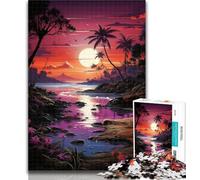 Puzzles for Adults Beautiful Beaches Scenery Puzzles for Adults 1000 Pieces,Birthday Present, Gifts, Wall Art for And Age 14 Years Up 50x75cm