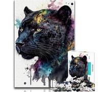 Puzzles for Adults Black Panther 1000 Piece Jigsaw Puzzle for Adults Teens,Birthday Present, Gifts, Wall Art for And Age 14 Years Up (50x75cm)