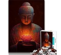 Puzzles for Adults Buddhist Art 1000 Piece Jigsaw Puzzle for Adults Teens,Birthday Present, Gifts, Wall Art for And Age 14 Years Up (26x38cm)