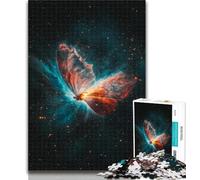 Puzzles for Adults Butterfly Nebula Jigsaw Puzzles for Adults,for Educational Game Challenge Toy Artists Collection, Fine Art 26x38cm