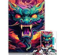 Puzzles for Adults Cartoon Monster 1000 Piece Jigsaw Puzzles,Learning Educational Toys Family Games Birthday Present, Gifts 75x50cm