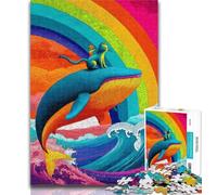 Puzzles for Adults Cats And Whales 1000 Pieces Jigsaw Puzzles for Adults And Teens,Family Game Birthday Gifts.Challenge High Difficulty 26x38cm