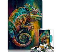 Puzzles for Adults Chameleon Fantasy 1000 Pieces Jigsaw Puzzles For Teens And Adults,Learning Educational Toy for Is Ideal As A Gift for The Whole Family 50x75cm