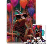Puzzles for Adults Chameleon Fantasy Adult Jigsaws 1000 Pieces Difficult,Challenging Game for The Whole for Women, Gifts for Men 26x38cm