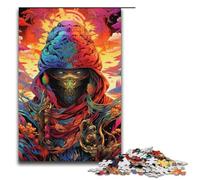 Puzzles for Adults Colorful Japanese Ninja 1000 Piece Wooden Jigsaw for Kids Age 12 Years Up Home Decoration1000 PCS(38x26cm)