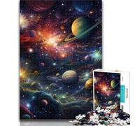 Puzzles for Adults Colourful Universe Jigsaw Puzzles for Adults 1000 Pieces,Educational Stress Relief Toy Great Gifts And Toys 26x38cm