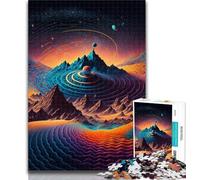 Puzzles for Adults Dark Blue And Red Clouds Jigsaw Puzzles for Adults 1000 Piece,Fun Activity for Home, Rainy Days Toys, Birthday Gifts 50x75cm