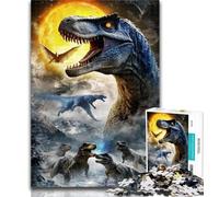 Puzzles for Adults Dinosaur 1000 Piece Jigsaw Puzzles for Teenagers Gifts,Toys Educational Games Stress Relieving Wall Decoration 26x38cm
