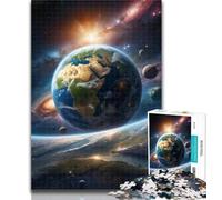 Puzzles for Adults Dreams of Earth Adult Jigsaws 1000 Piece,with Fully Interlocking Randomly Shaped Pieces for And 14 Years Old 50x75cm