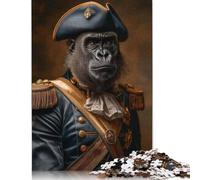 Puzzles for Adults Elegant Gorilla General 500 Piece Jigsaw Puzzles Wood Puzzle for Adults And Age 18 Years Up Puzzle Fun Puzzles Games 500pcs (52x38cm)
