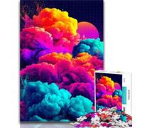 Puzzles for Adults Explosion Cloud Jigsaw Puzzles for Adults 1000 Pieces,Educational Stress Relief Toy Great Gifts And Toys 50x75cm