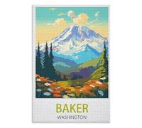 puzzles for adults, family puzzle game birthday gifts, Baker Washington，Adults 1000 Piece Jigsaw Puzzle- Christmas，75x50，wooden puzzle ，AA-114
