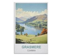 puzzles for adults, family puzzle game birthday gifts, Grasmere Cumbria，Adults 1000 Piece Jigsaw Puzzle- Christmas，52x38，paper puzzle ，AA-1134